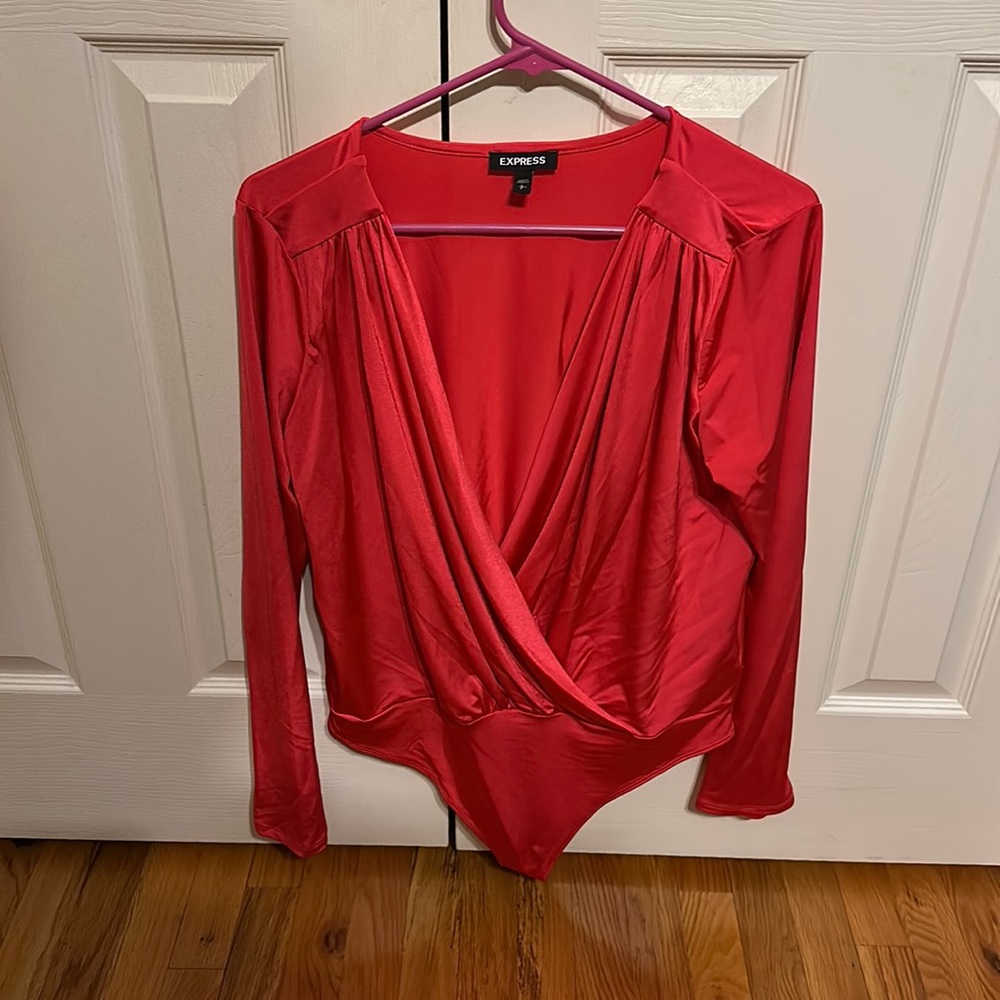 Hot Pink Express Thong Bodysuit